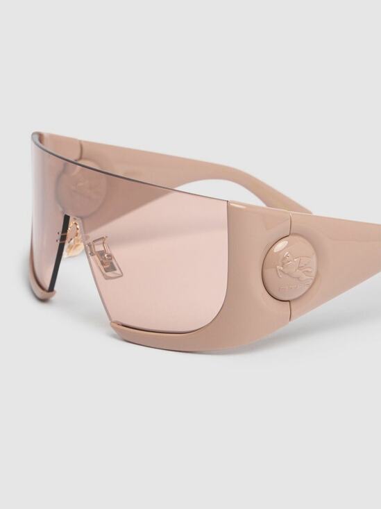 NEW!!! Etro ETROMACARON 0FWM2S Shield Sunglasses in Beige Authentic main image 9